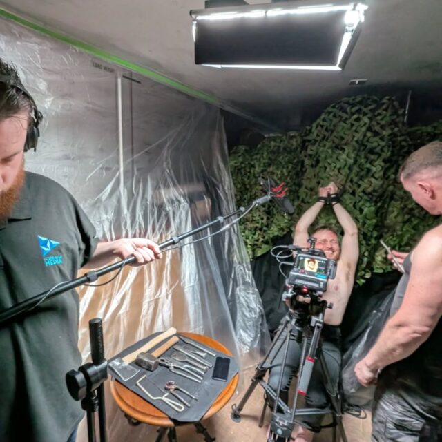 We've spent the day in some unexpected places, but a shipping container was a first 🎥

A really good shoot this week for 'The Lieutenant of Inishmore' actors showreel scene for @adam_urey 🔥

Here's some BTS...