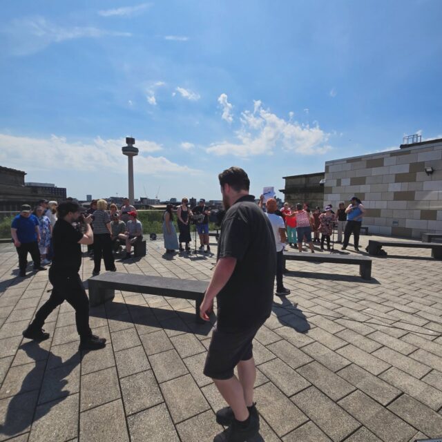 Had an amazing time filming with @acenorthwest this week on top of Liverpool Library 🎬

We’ve been working on a brand new video for them and they sounded incredible. Can’t wait to share more soon…

For now, here’s some behind the scenes 👀
