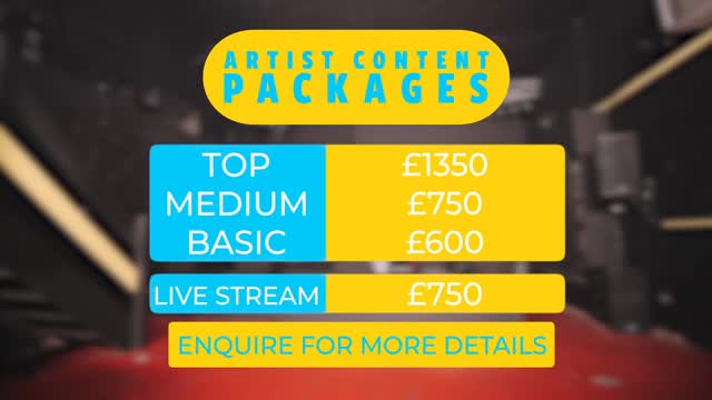 Artist Content Packages – Bring Your Music To Life
In collaboration with our friends over at @taylorsshure5studios,we’re excited to announce our Artist Content Packages. 🙌
Located in Oldham, Manchester, the space is designed for projects that demand complete control of the environment. Spread across multiple purpose-built rooms including a recording studio and a fully functioning music venue complete with professional lighting rig, the studio provides the perfect setting for a variety of productions. 🎥
Prices starting from £600, our packages help you to create everything you need for social platforms, including music videos, live performance videos, photography, EPK, podcasts, and even behind the scenes footage for short reels & TikTok.
Click the link in our bio to find out more...