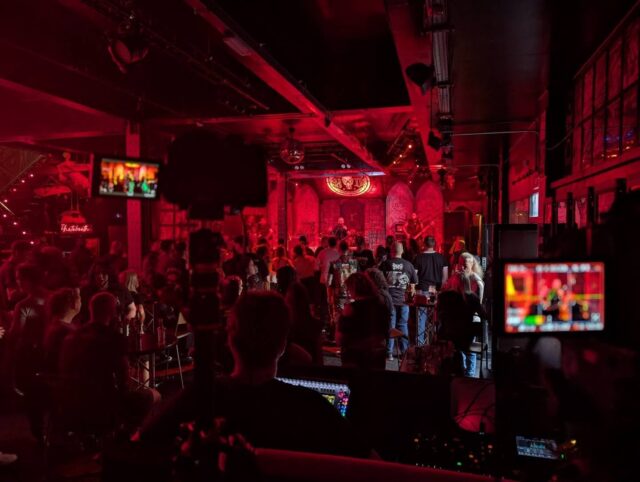 What a night we had on Saturday filming @beyond_salvation_thrash album launch @holy_diver_sk 🎥🔥

Incredible night, incredible venue. It was also amazing to see @0161mumc again, thanks everybody! 

We filmed the entire show with 5 cameras and can't wait to start the editing...